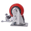 4 Inch Plate Caster Wheel With Brake